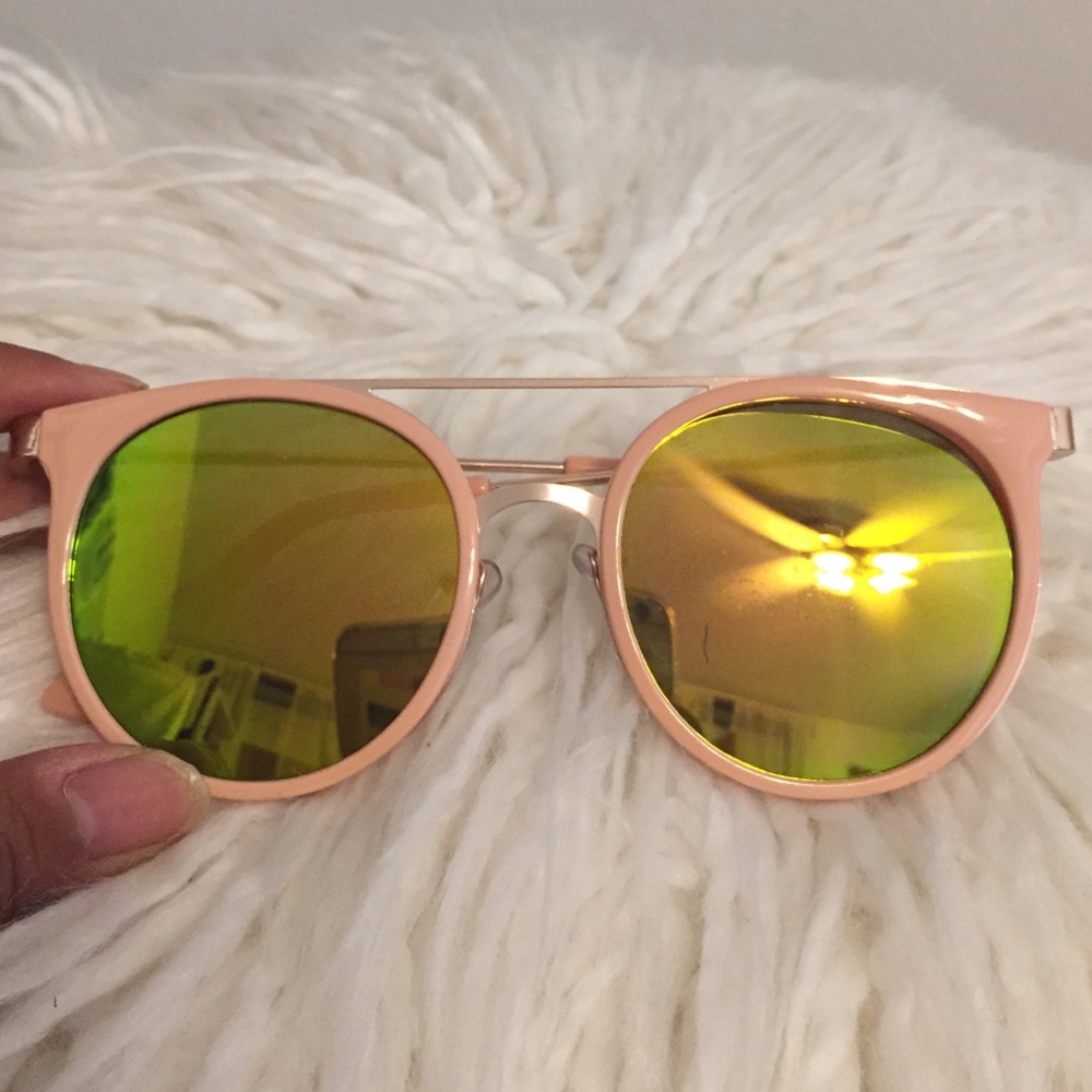 Forever 21 Chrome Pink Sunglasses
